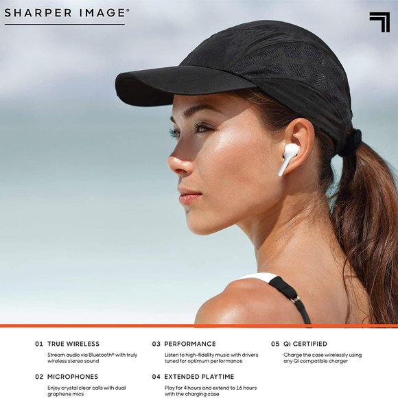 SHARPER IMAGE Soundhaven Wireless Earbuds - Picture 7 of 9